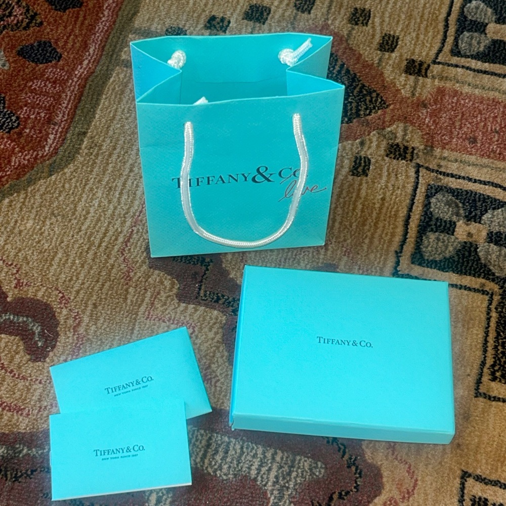 Tiffany & Co Love Gift Boxes, Bags, Cards, Care Booklet, Etc.